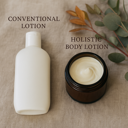Holistic Body Lotion vs. Conventional: What Your Skin Really Wants πΏ