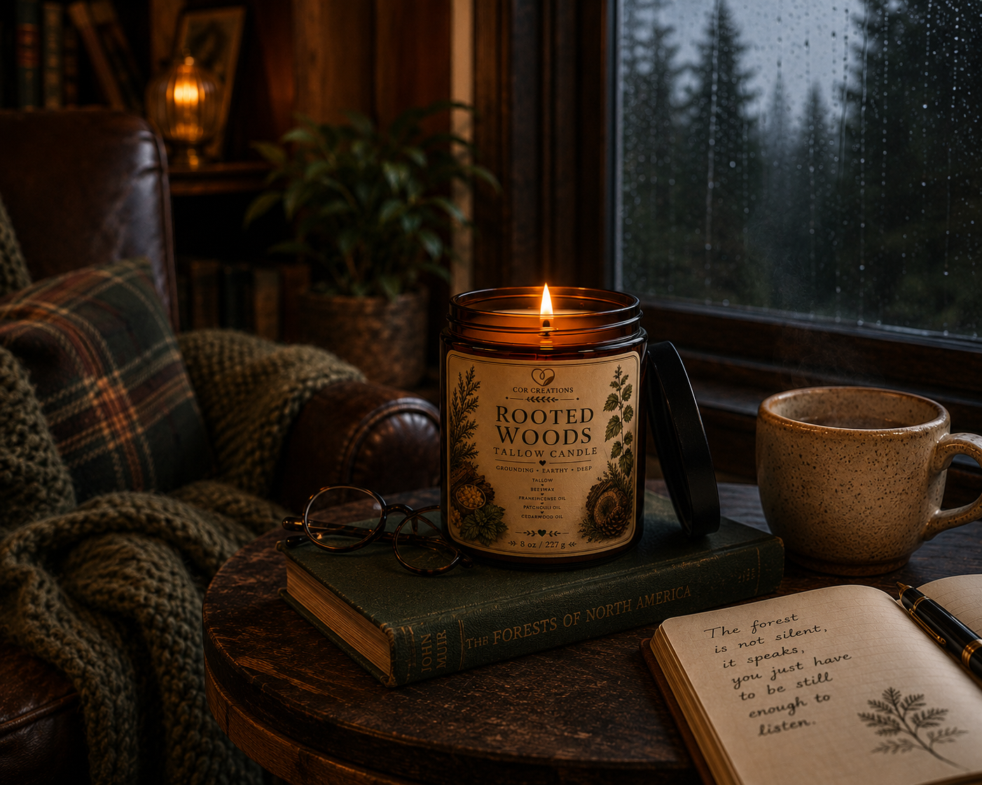 Rooted Woods Tallow Candle