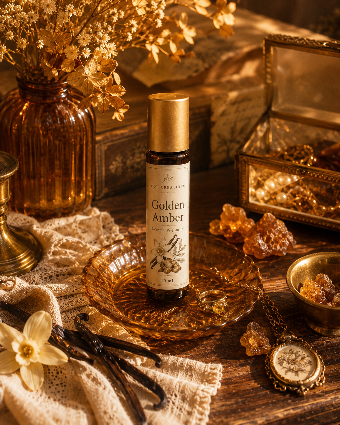 Golden Amber Botanical Perfume Oil