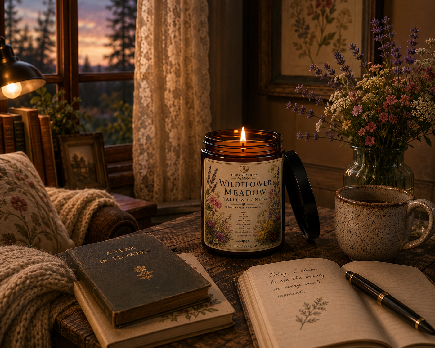 Wildflower Meadow Tallow Candle