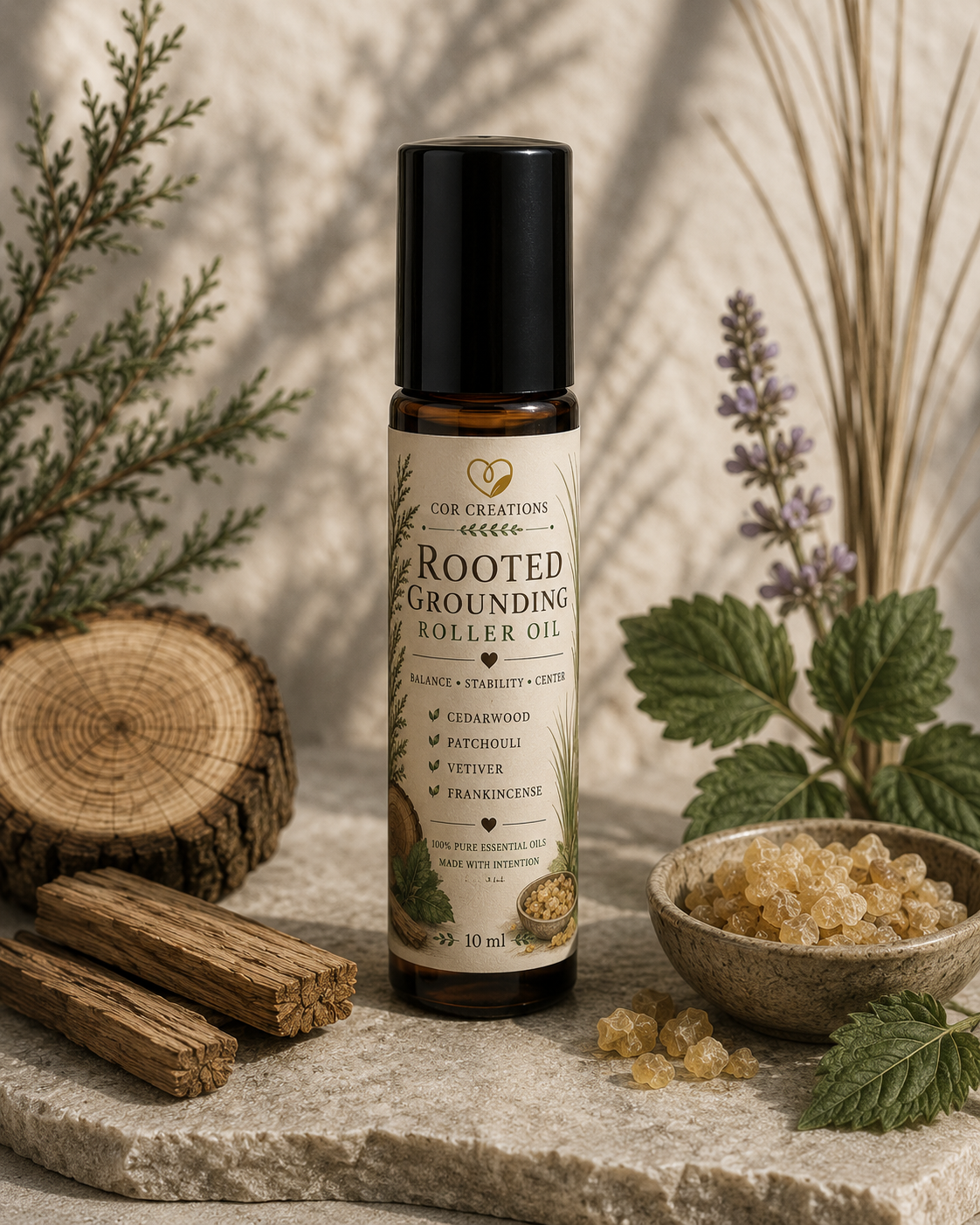 Rooted Grounding Roller Oil
