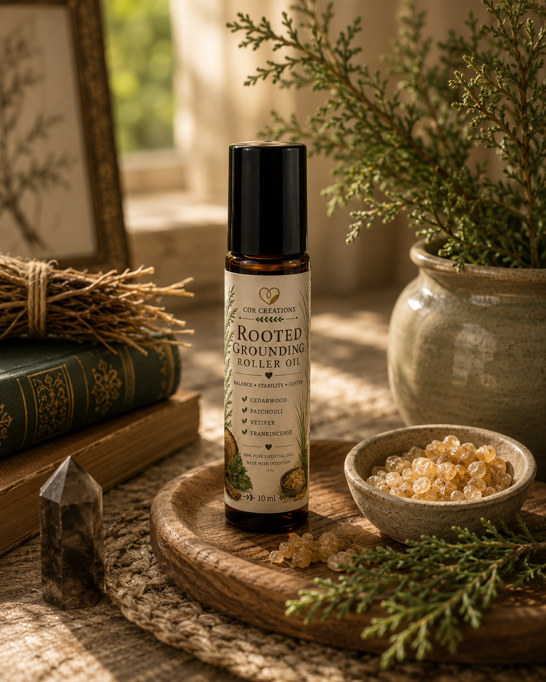 Rooted Grounding Roller Oil