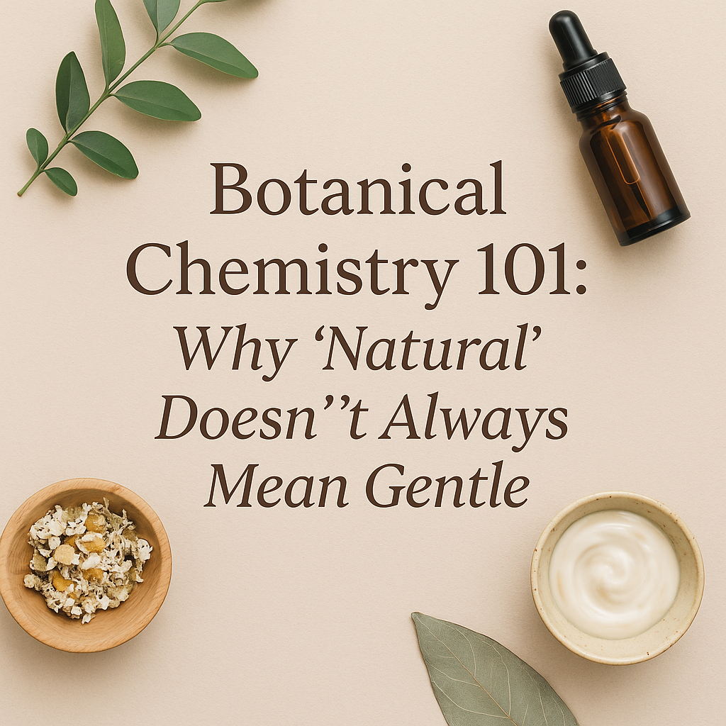 🌿 Botanical Chemistry 101: Why “Natural” Doesn’t Always Mean Gentle