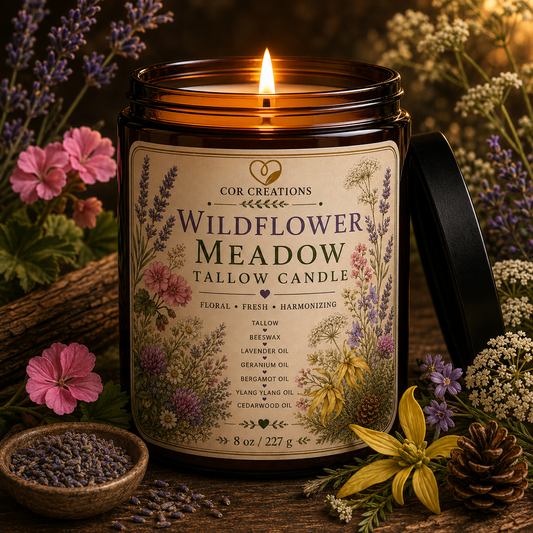 Wildflower Meadow Tallow Candle