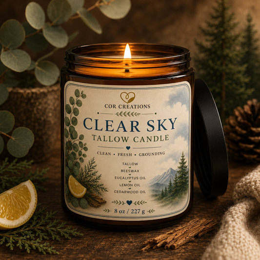 Clear Sky Tallow Candle